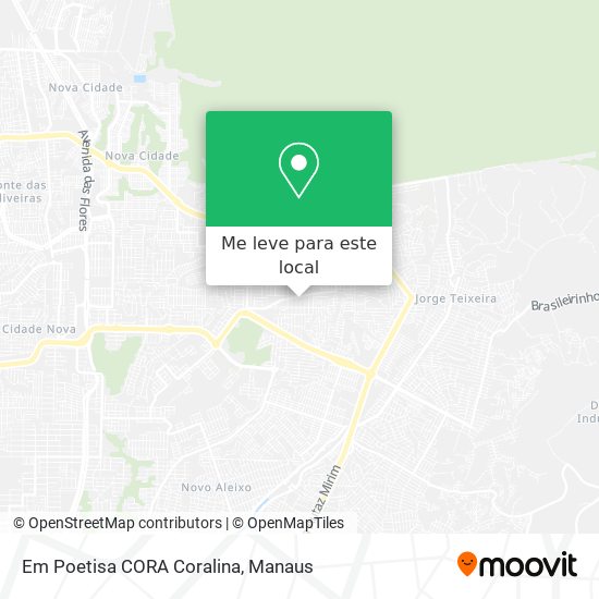 Em Poetisa CORA Coralina mapa