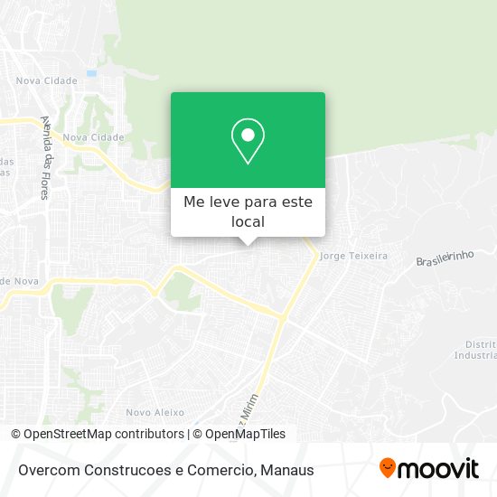 Overcom Construcoes e Comercio mapa
