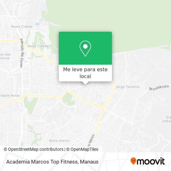 Academia Marcos Top Fitness mapa