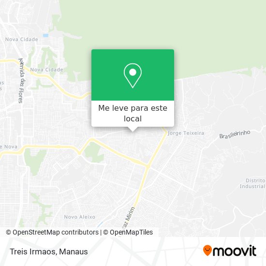 Treis Irmaos mapa