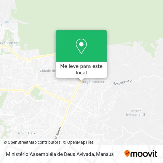 Ministério Assembléia de Deus Avivada mapa
