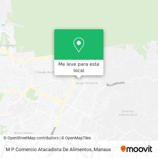 M P Comercio Atacadista De Alimentos mapa