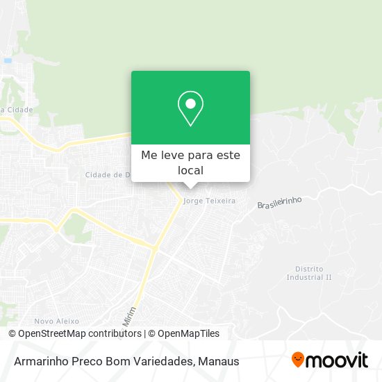 Armarinho Preco Bom Variedades mapa