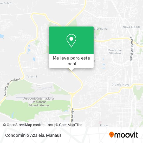Condominio Azaleia mapa