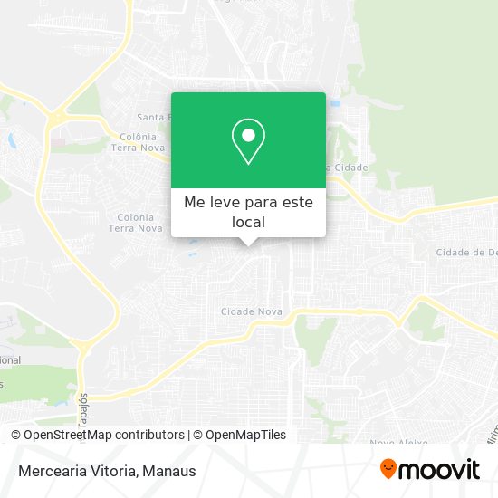 Mercearia Vitoria mapa