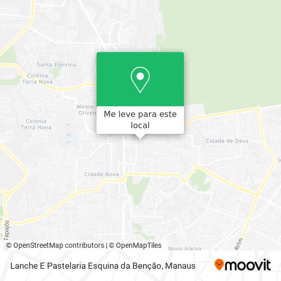 Lanche E Pastelaria Esquina da Benção mapa