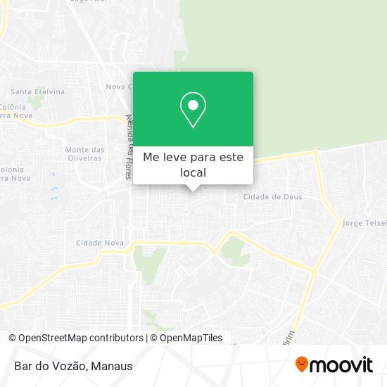 Bar do Vozão mapa