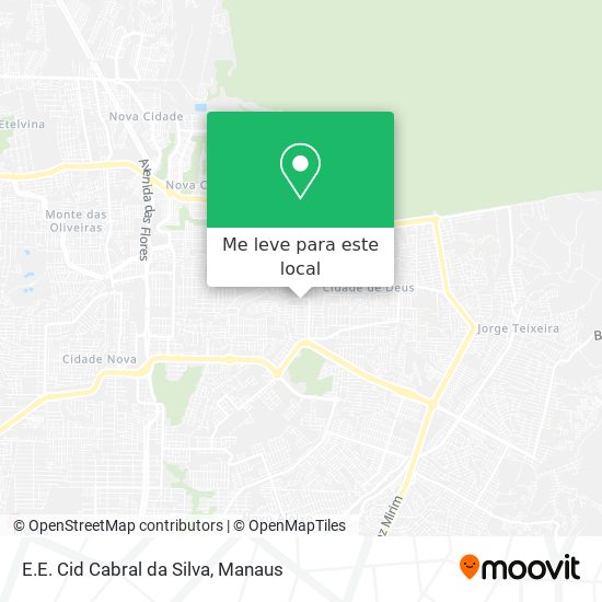 E.E. Cid Cabral da Silva mapa