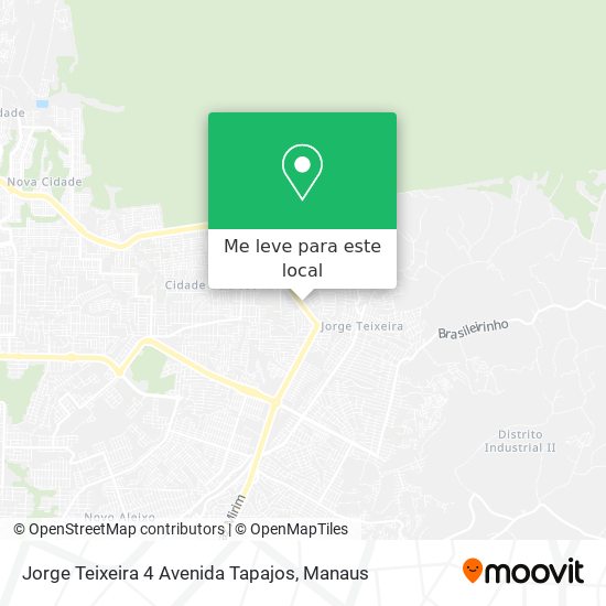 Jorge Teixeira 4 Avenida Tapajos mapa