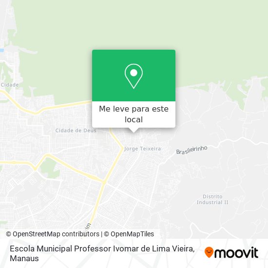 Escola Municipal Professor Ivomar de Lima Vieira mapa