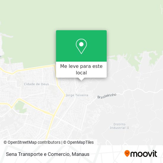 Sena Transporte e Comercio mapa
