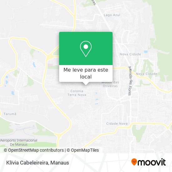 Klívia Cabeleireira mapa