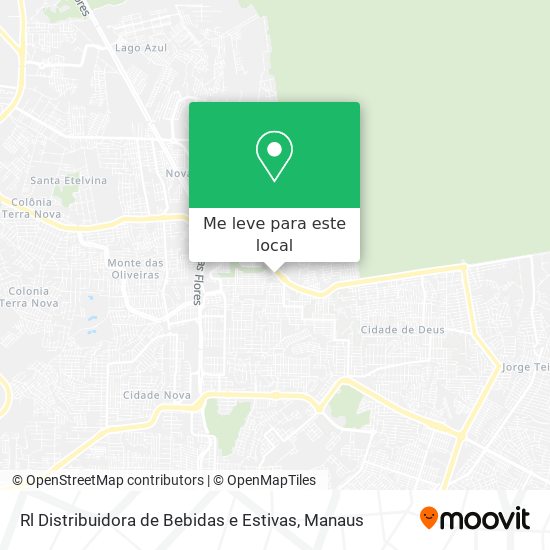 Rl Distribuidora de Bebidas e Estivas mapa