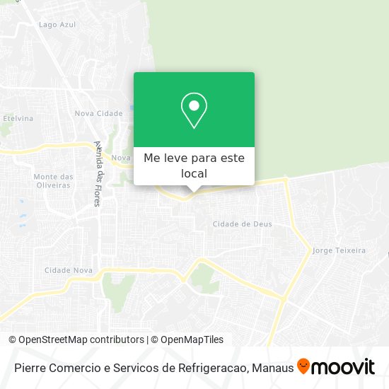 Pierre Comercio e Servicos de Refrigeracao mapa