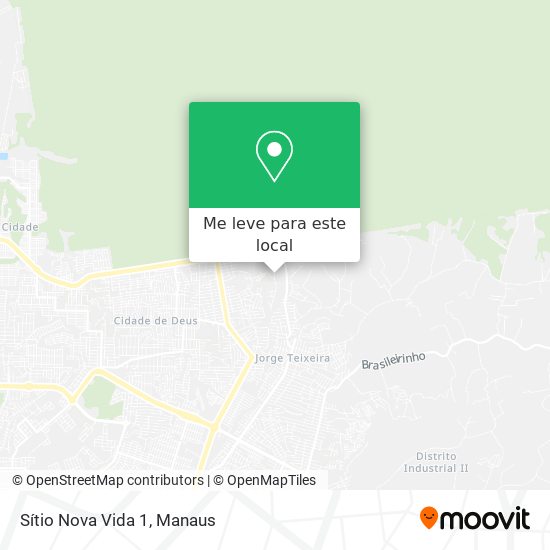 Sítio Nova Vida 1 mapa