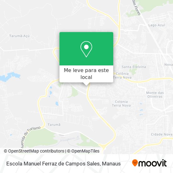 Escola Manuel Ferraz de Campos Sales mapa