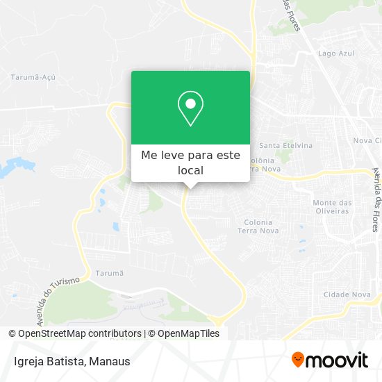 Igreja Batista mapa
