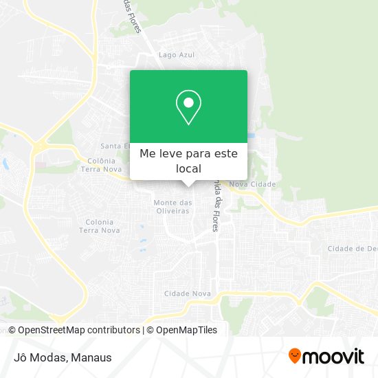 Jô Modas mapa