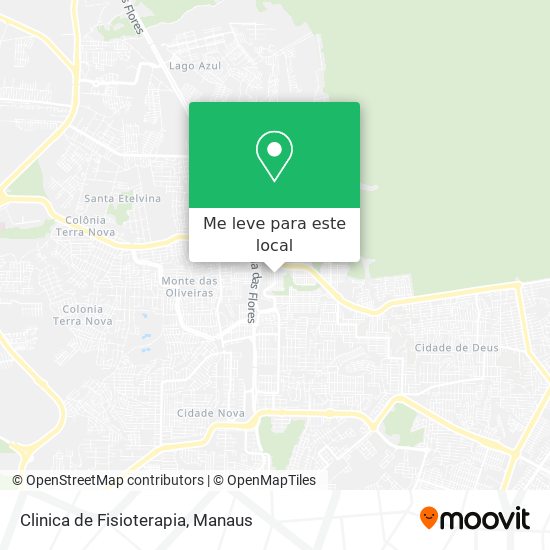 Clinica de Fisioterapia mapa