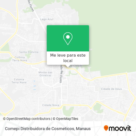 Comepi Distribuidora de Cosmeticos mapa