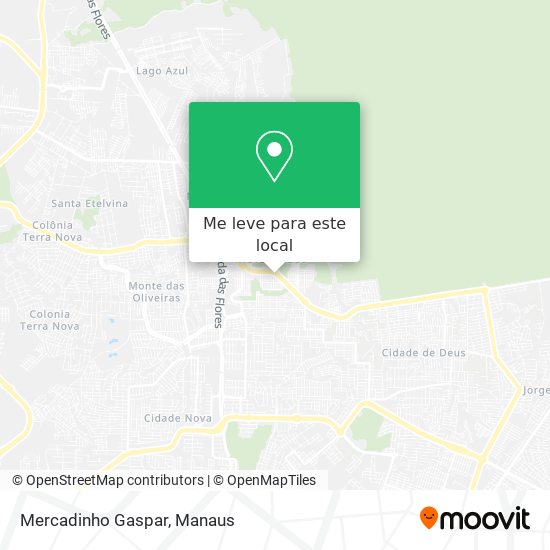 Mercadinho Gaspar mapa