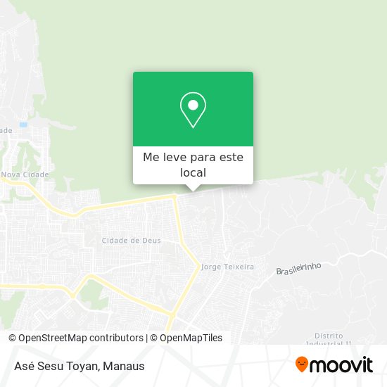 Asé Sesu Toyan mapa