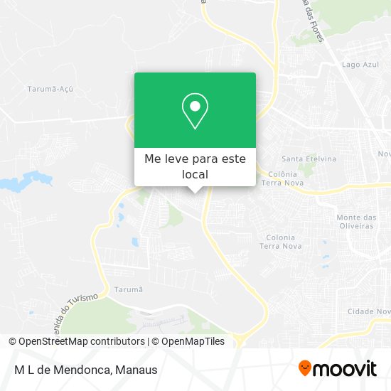 M L de Mendonca mapa