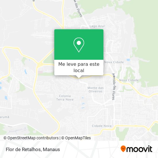Flor de Retalhos mapa