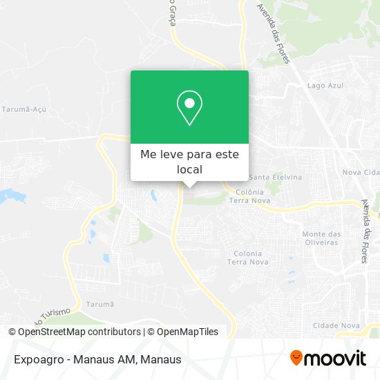 Expoagro - Manaus AM mapa