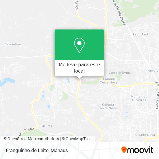 Franguinho de Leite mapa