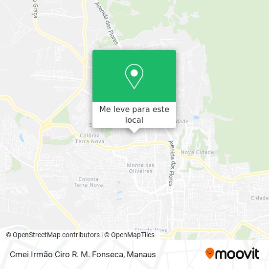 Cmei Irmão Ciro R. M. Fonseca mapa