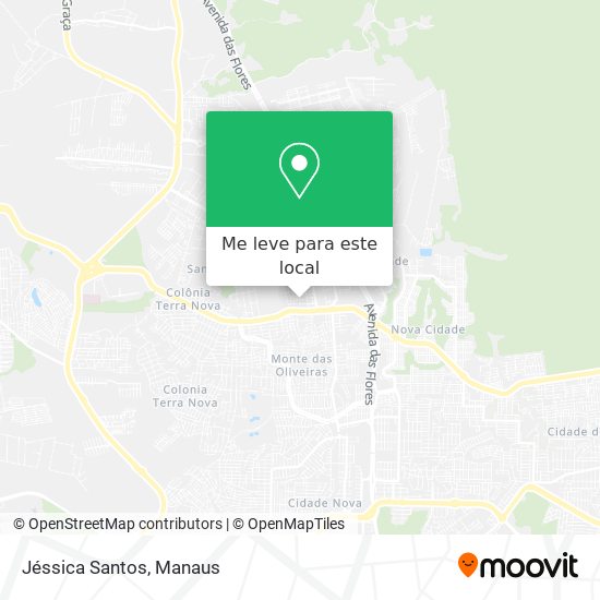 Jéssica Santos mapa