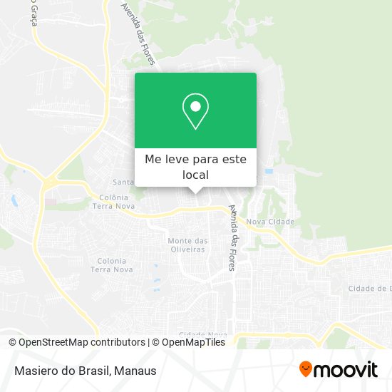 Masiero do Brasil mapa