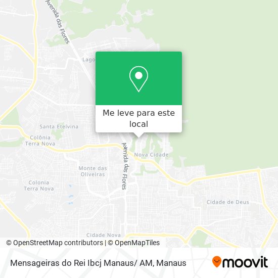 Mensageiras do Rei Ibcj Manaus/ AM mapa