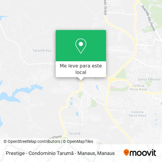 Prestige - Condomínio Tarumã - Manaus mapa