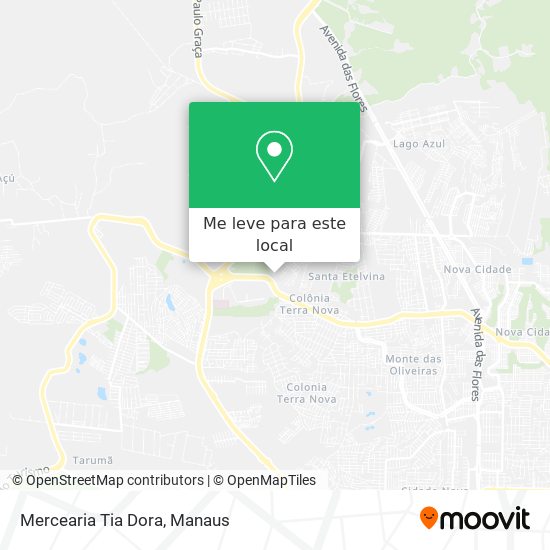 Mercearia Tia Dora mapa