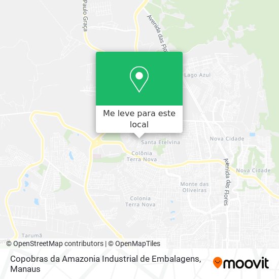 Copobras da Amazonia Industrial de Embalagens mapa