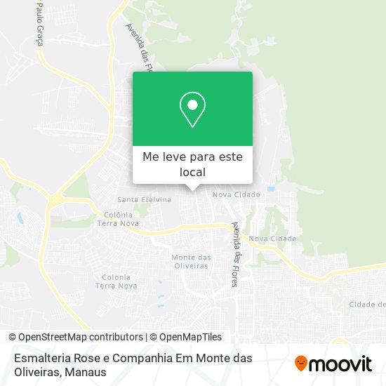 Esmalteria Rose e Companhia Em Monte das Oliveiras mapa
