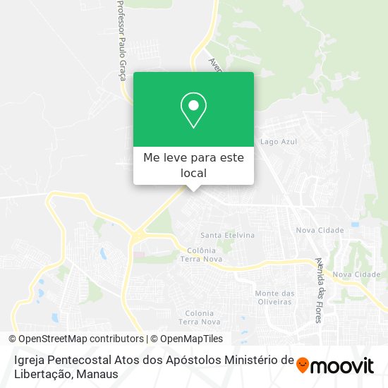 Igreja Pentecostal Atos dos Apóstolos Ministério de Libertação mapa