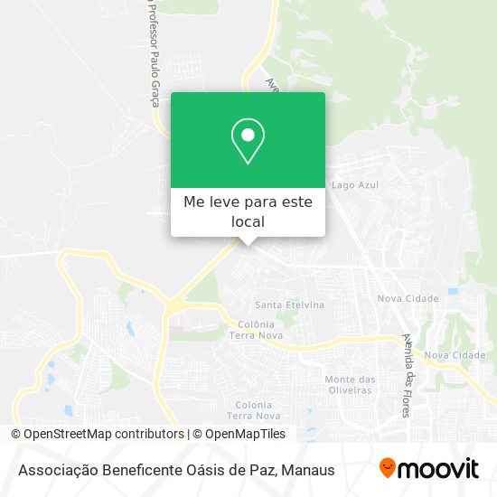 Associação Beneficente Oásis de Paz mapa