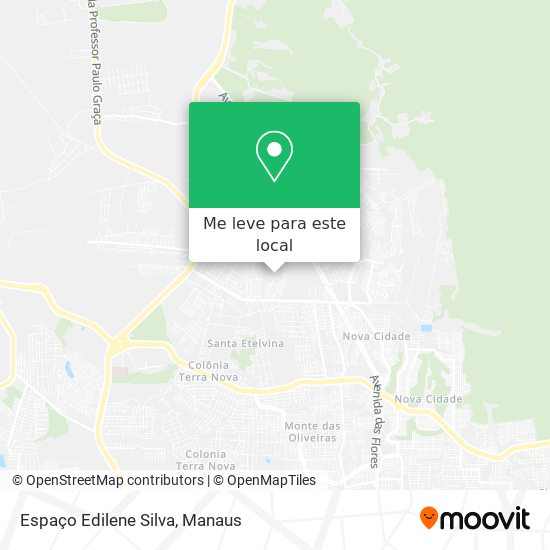 Espaço Edilene Silva mapa