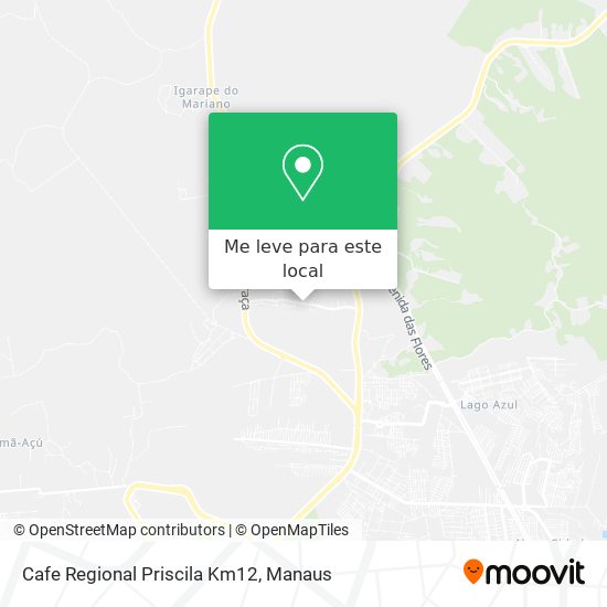 Cafe Regional Priscila Km12 mapa