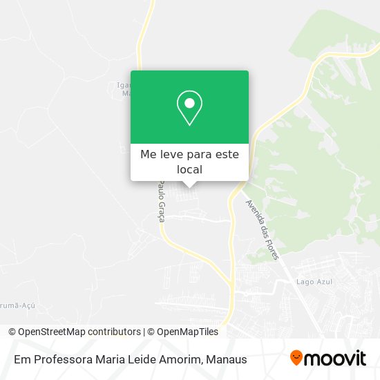 Em Professora Maria Leide Amorim mapa