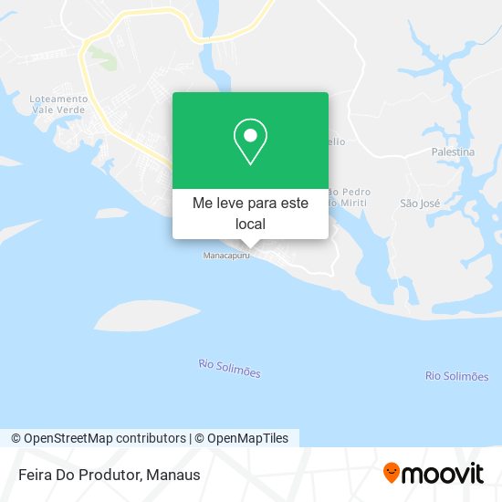 Feira Do Produtor mapa