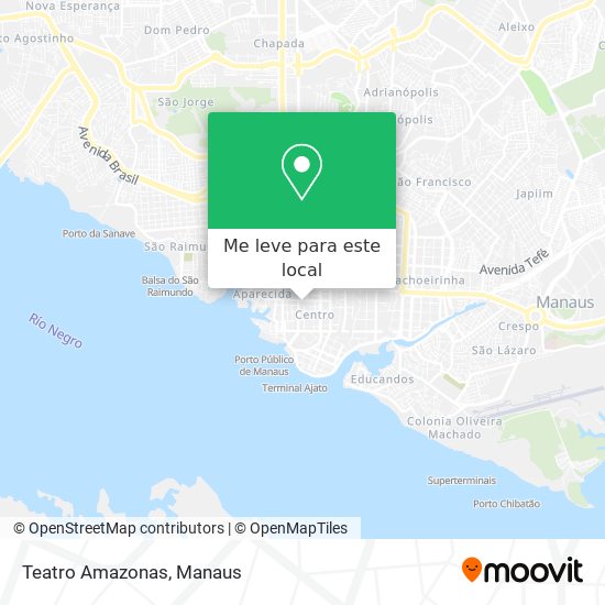 Teatro Amazonas mapa