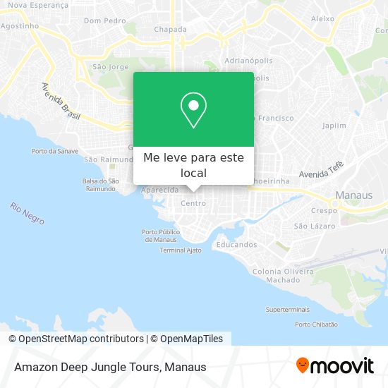 Amazon Deep Jungle Tours mapa