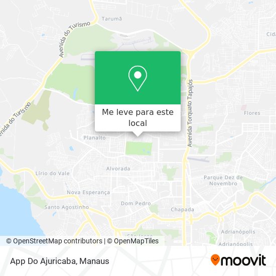 App Do Ajuricaba mapa