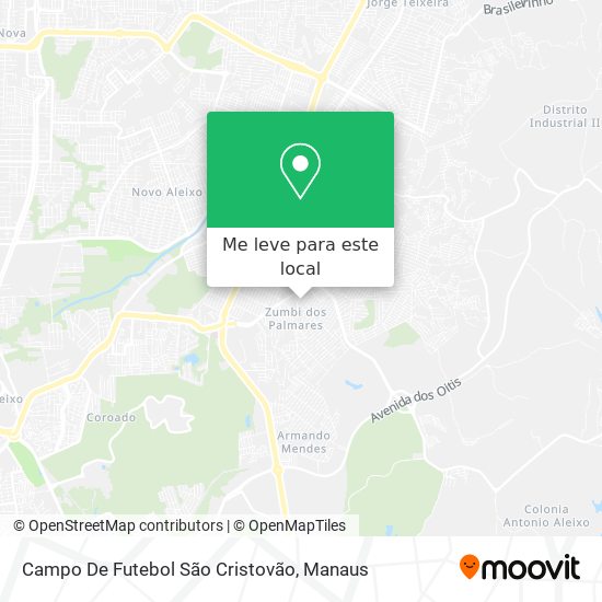 Campo De Futebol São Cristovão mapa