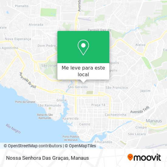 Nossa Senhora Das Graças mapa