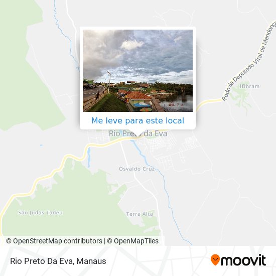 Rio Preto Da Eva mapa